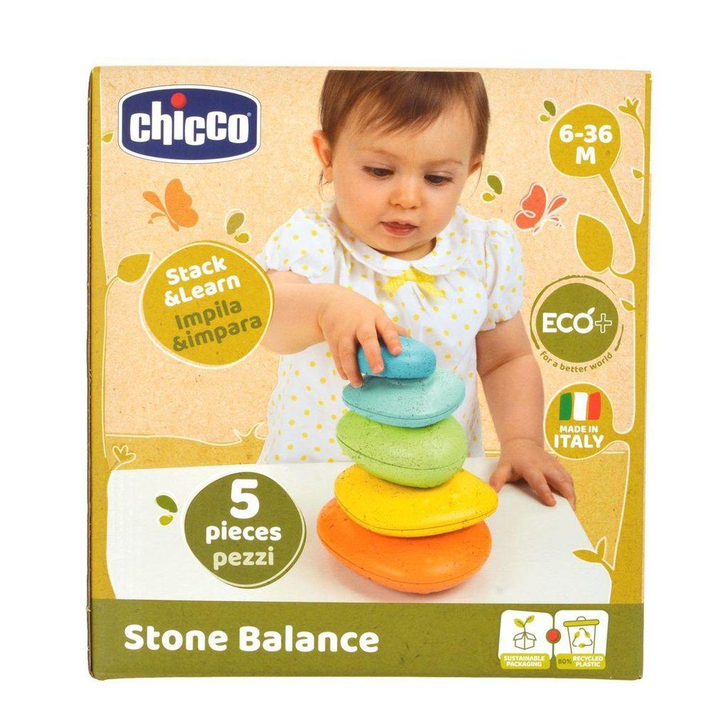 Розвиваюча іграшка-пірамідка Eco+ \"Балансуючі камінці\" (10492.00), Chicco