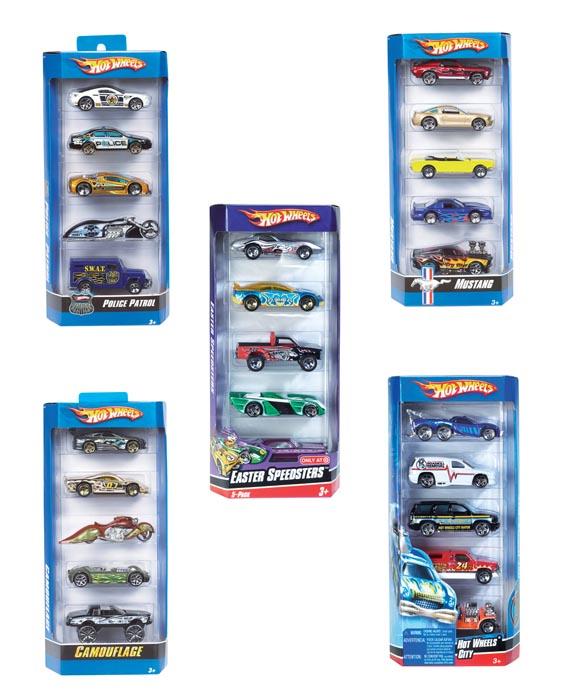 Подарочный набор автомобилей (5 шт.) 1806, Hot Wheels