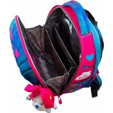 Рюкзак-ранець шкільний + мішок для взуття + пенал для дівчинки (7mini-016), DeLune