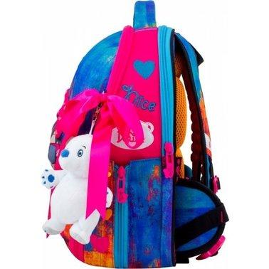 Рюкзак-ранець шкільний + мішок для взуття + пенал для дівчинки (7mini-016), DeLune