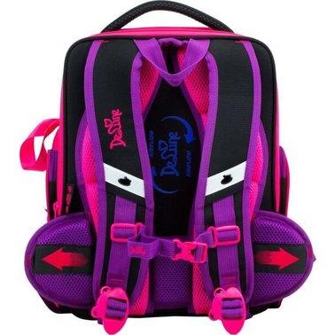 Рюкзак-ранець шкільний + мішок для взуття для дівчинки, ведмедик (11-027), DeLune