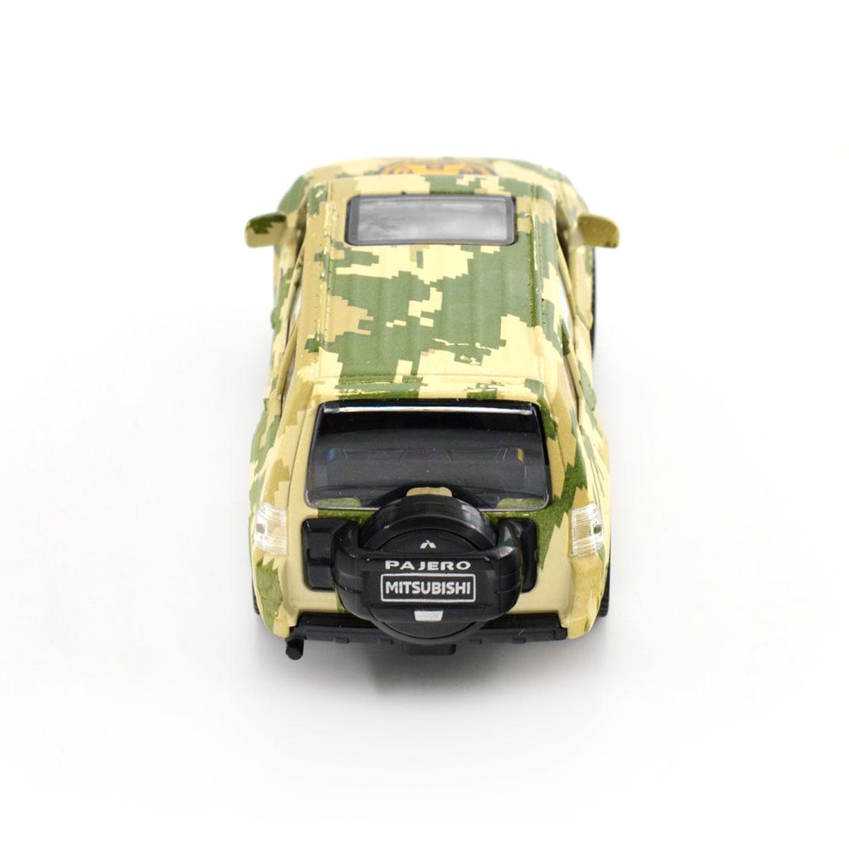 Игрушка автомодель - Шевроны Героев - Mitsubishi Pajero 4WD Tubro - 47 ОМБр, 250361M