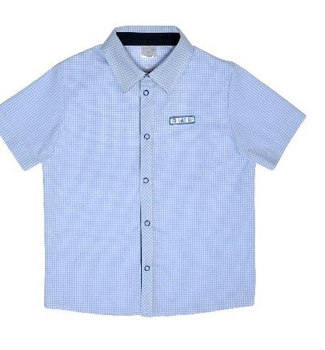 Дитяча сорочка тениска для хлопчика, клітина (30004-38), Garden baby (Гарден Бебі)