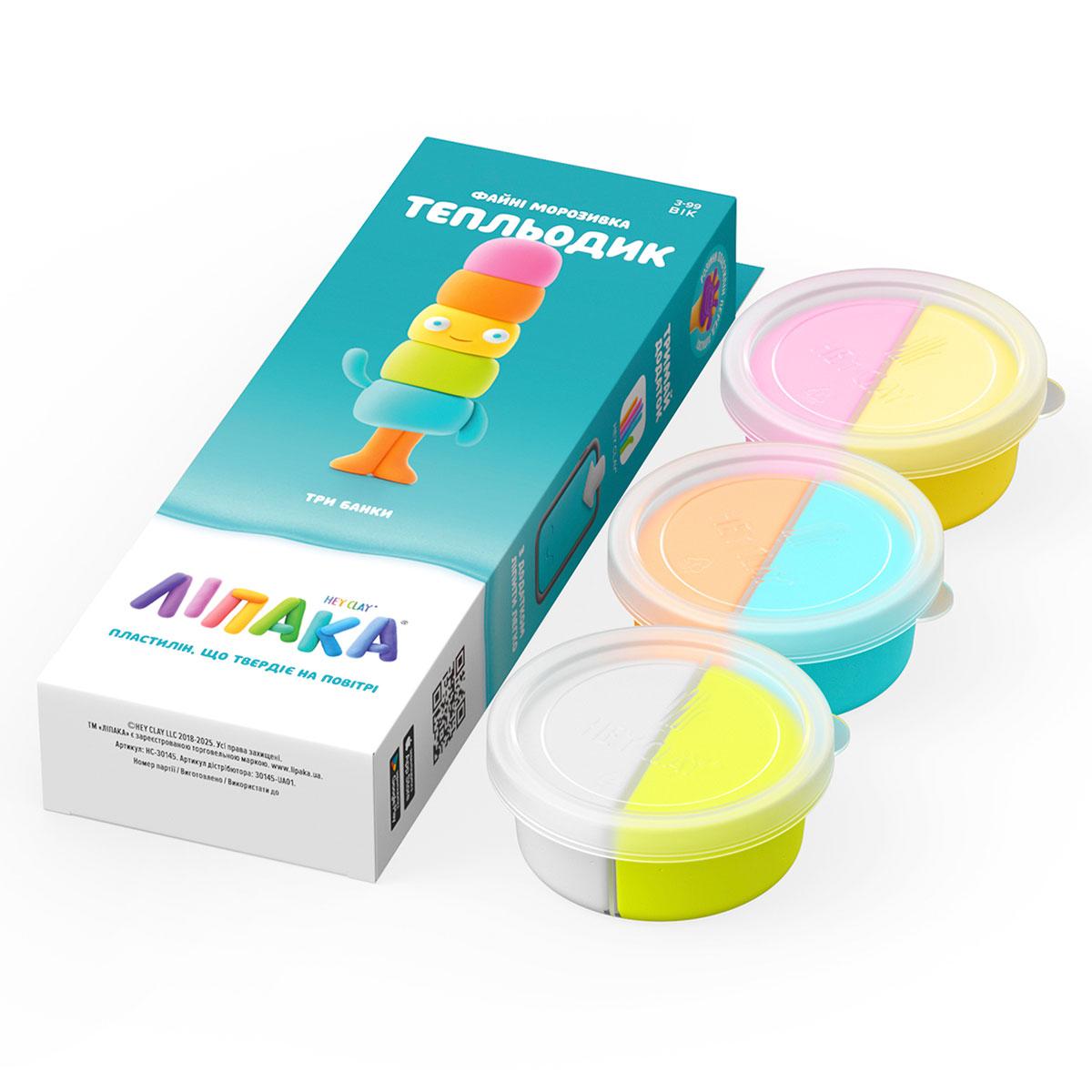 Набір пластиліну Липака, що самозатвердівається – Класне морозиво: Тепледик (30145-UA01), Lipaka