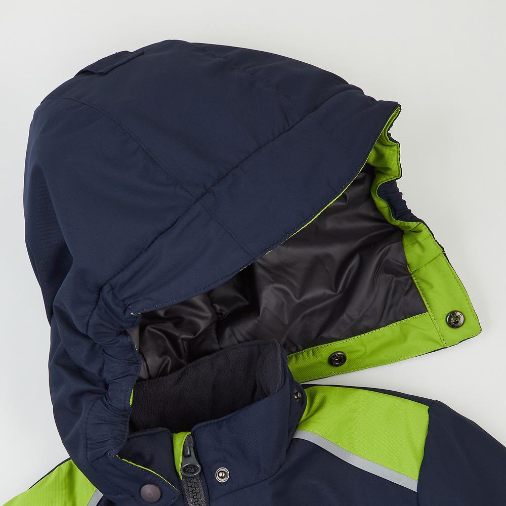 Дитяча зимова парка для хлопчика NEW NAVI&LIME (952-04011-9-25) B.TEX