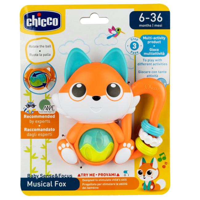 Брязкальце Chicco Лисичка (11589.00), Chicco (Чіко)