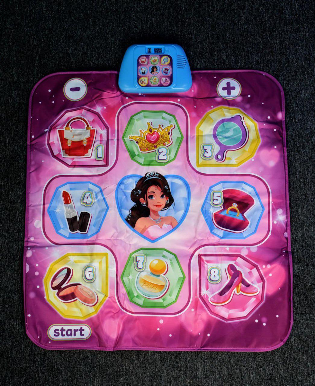 Дитячий танцювальний килимок 666-17 (80x95 см): з підсвічуванням, 6 рівнями та регулюванням гучності