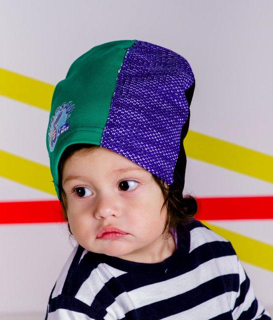 Детская демисезонная шапочка для мальчика \"Адам\", DemboHouse (ДембоХаус)