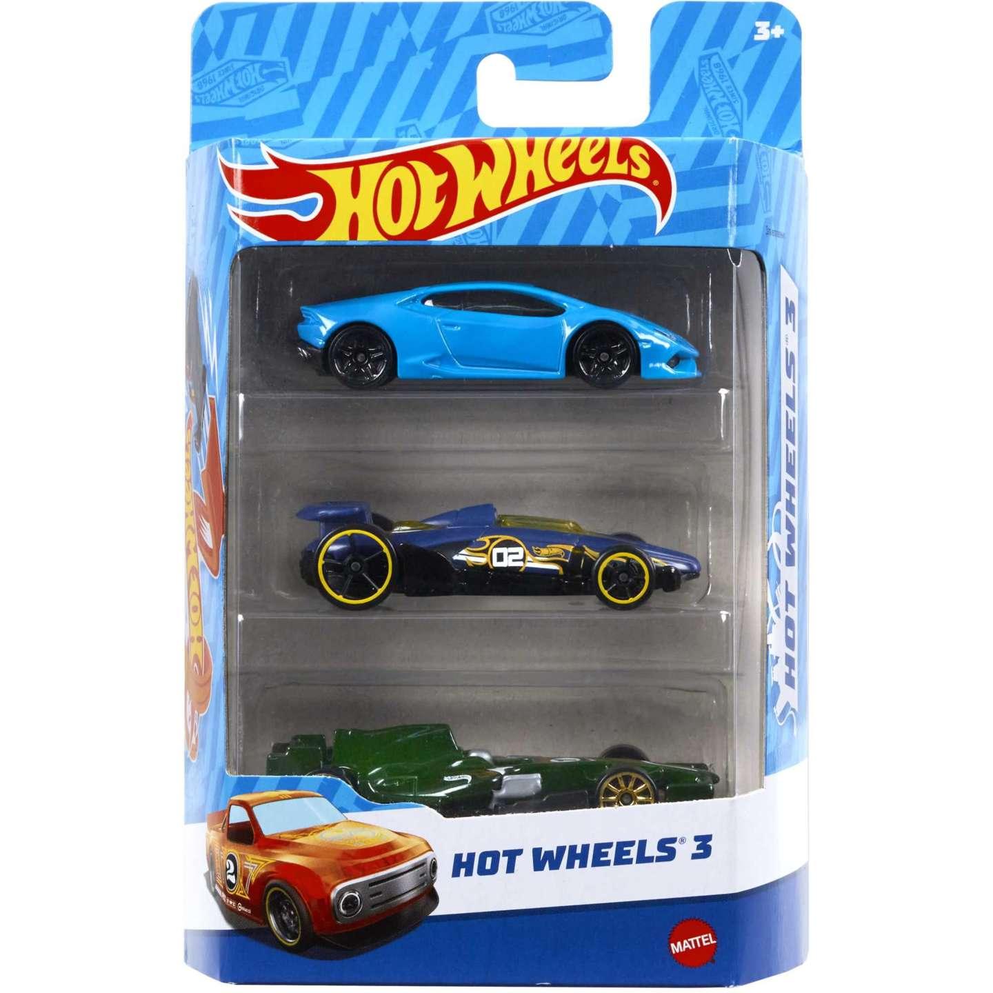 Ігровий набір із 3-х базових машинок в ас. (K5904), Hot Wheels