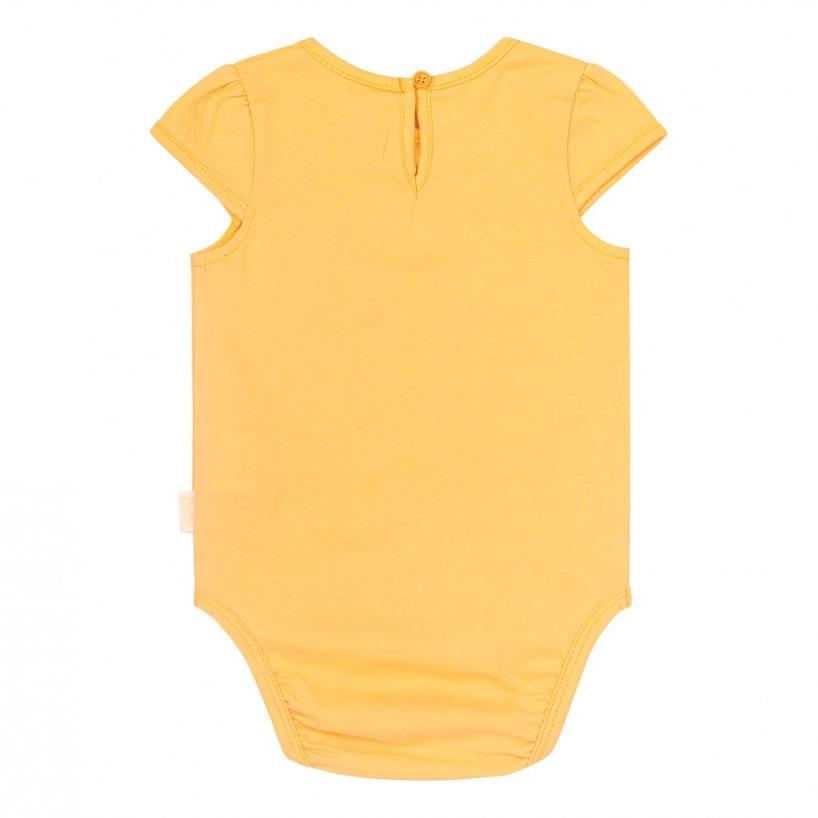 Дитяче боді-футболка для дівчинки, жовте (БД181), Бембі