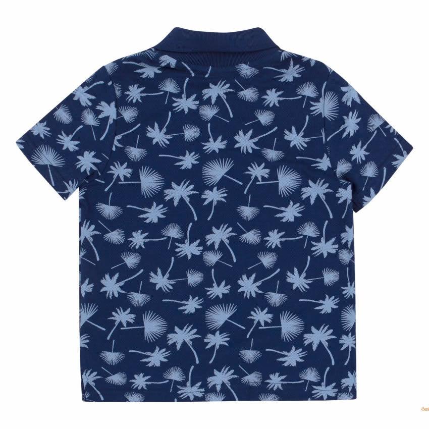 Дитяча футболка-поло для хлопчика Need for speed, синя з малюнком (ФБ766), Бембі