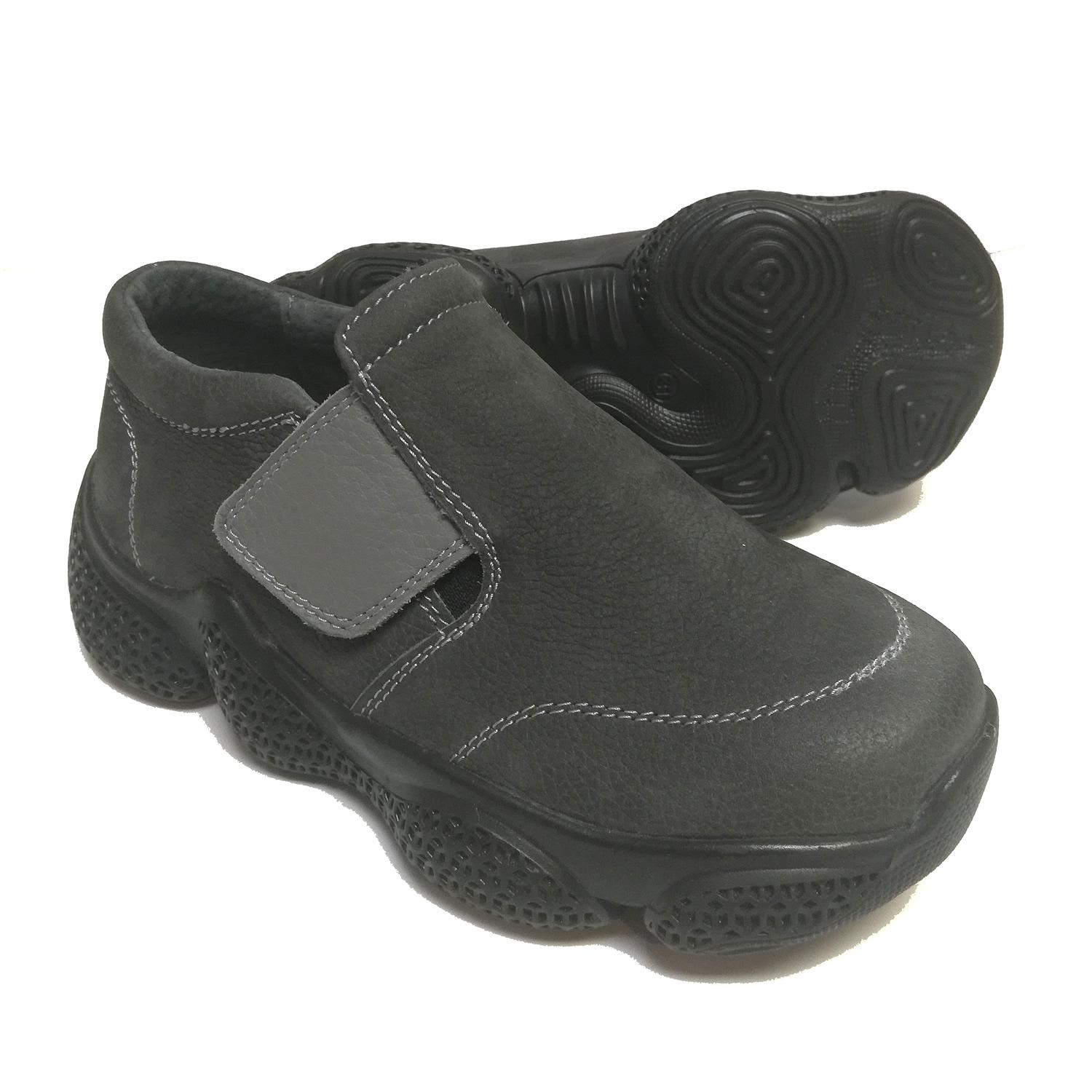 Туфли для мальчика, темно-серые (07213/34), Bistfor