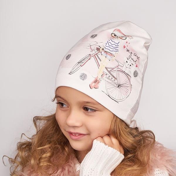Детская демисезонная шапка для девочек \"Кетрин\", DemboHouse (ДембоХаус)