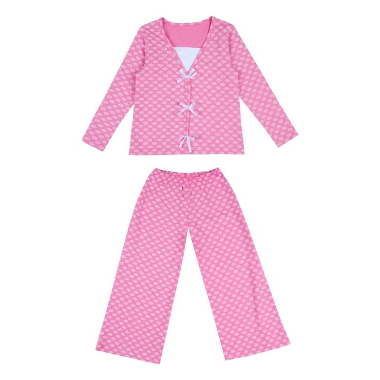 Дитяча піжама для дівчинки, рожева PGD-25-3, 14559, Gabbi