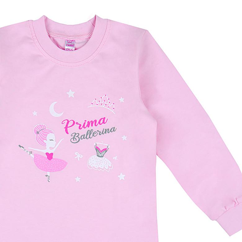 Детская пижама для девочки PRIMA BALLERINA, розовая PGD-25-7, 4565, Gabbi