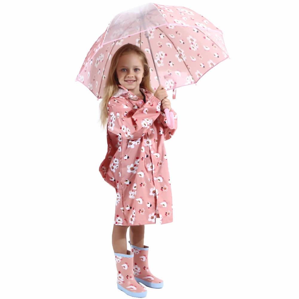 Дитячий парасольку для дівчинки, рожевий (2021-1), Enbihous