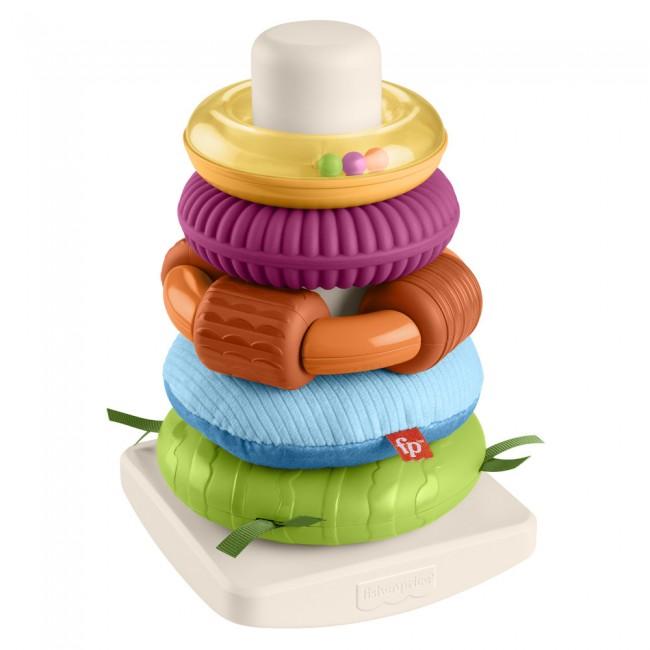 Іграшка пірамідка Розвиток сенсорики (HXK47), Fisher-Price