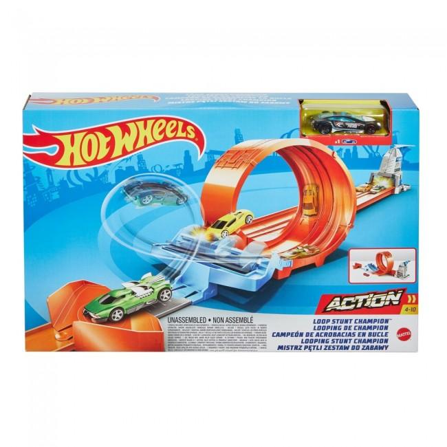 Ігровий набір трек Чемпіон трюків у петлі GTV13, Hot Wheels