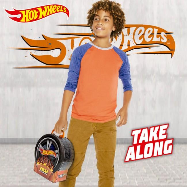 Металлический контейнер-колесо для машинок HWCC18, Hot Wheels
