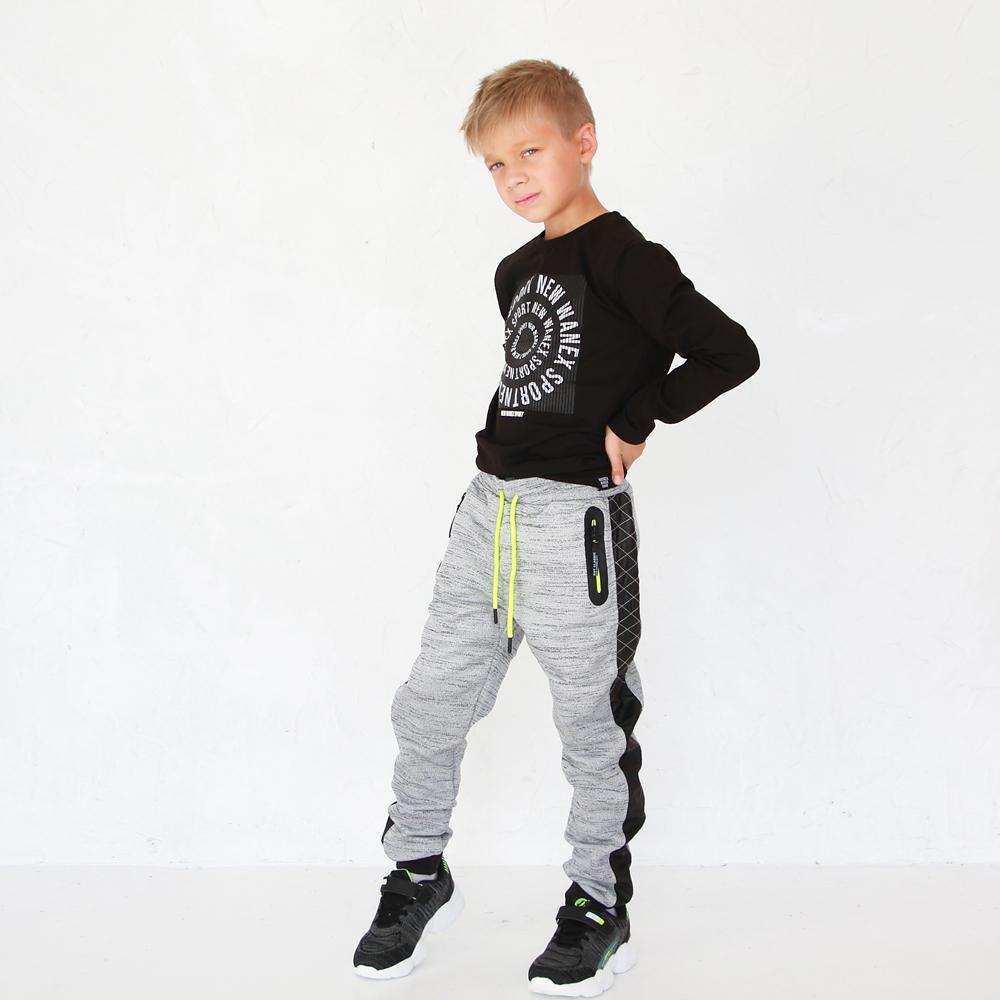 Спортивні штани для хлопчика, сірий (2354-021), Mackays