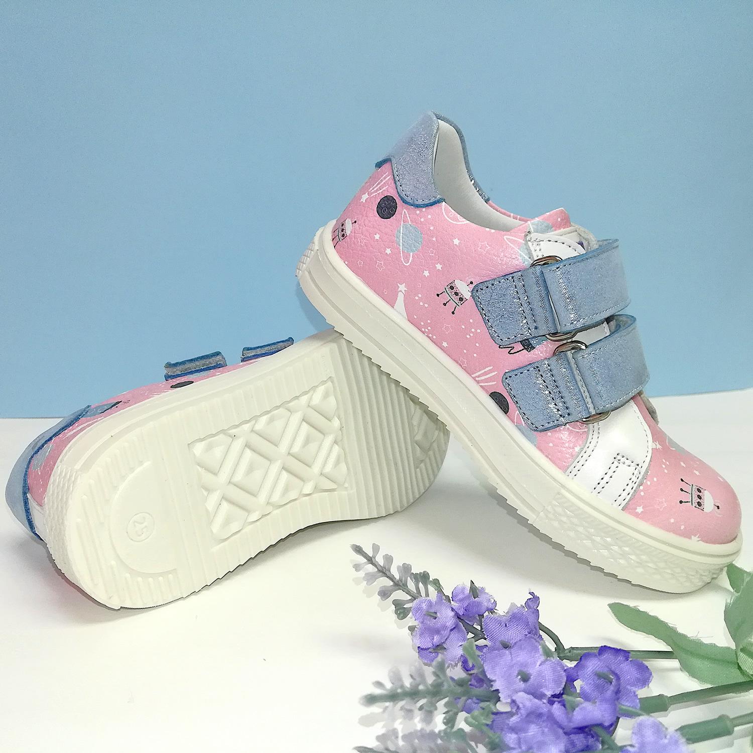 Дитячі кросівки для дівчинки, рожеві (01-90-12-20A-13, 01-90-13-20A-13), Мinimen (Туреччина)