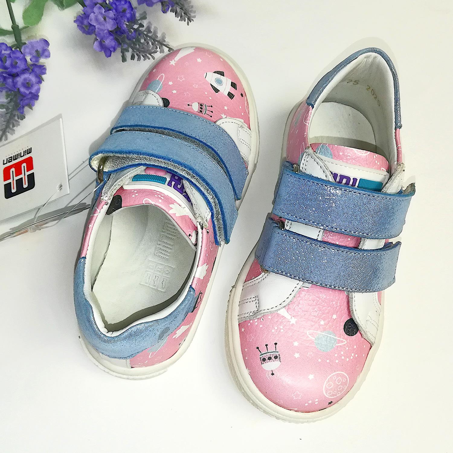 Дитячі кросівки для дівчинки, рожеві (01-90-12-20A-13, 01-90-13-20A-13), Мinimen (Туреччина)