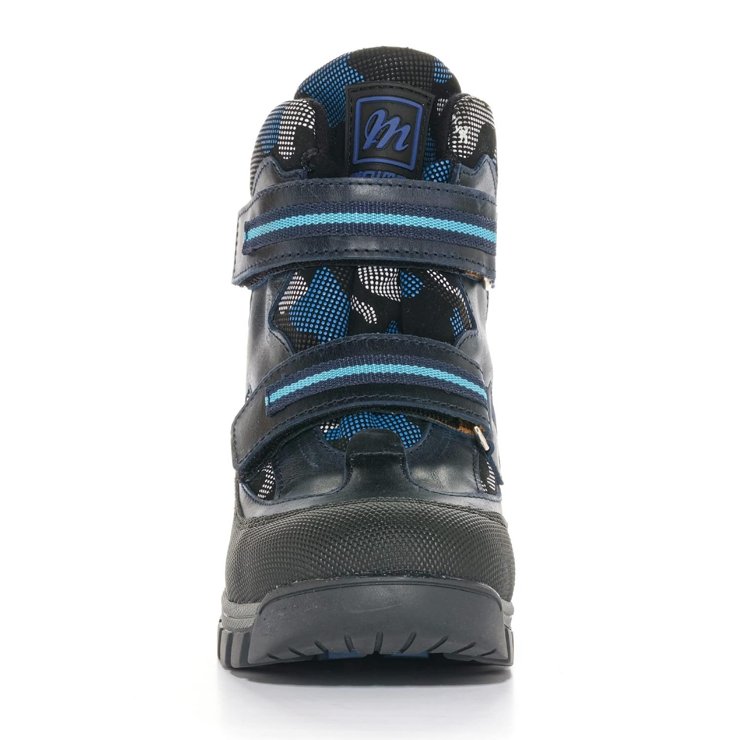 Зимові черевики для хлопчика, чорно-сині 21 розміру (1659-62-20B-06, 1659-63-20B-06, 1659-64-20B-06), Мinimen (мінім)