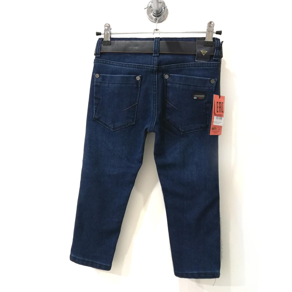 Дитячі утеплені джинси для хлопчика, темно-сині (4585), Musti