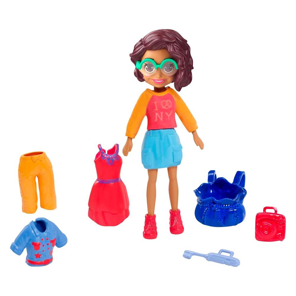 Дитячий ігровий набір - Маленька модниця з аксесуарами, в асортименті (GDM01), Polly Pocket