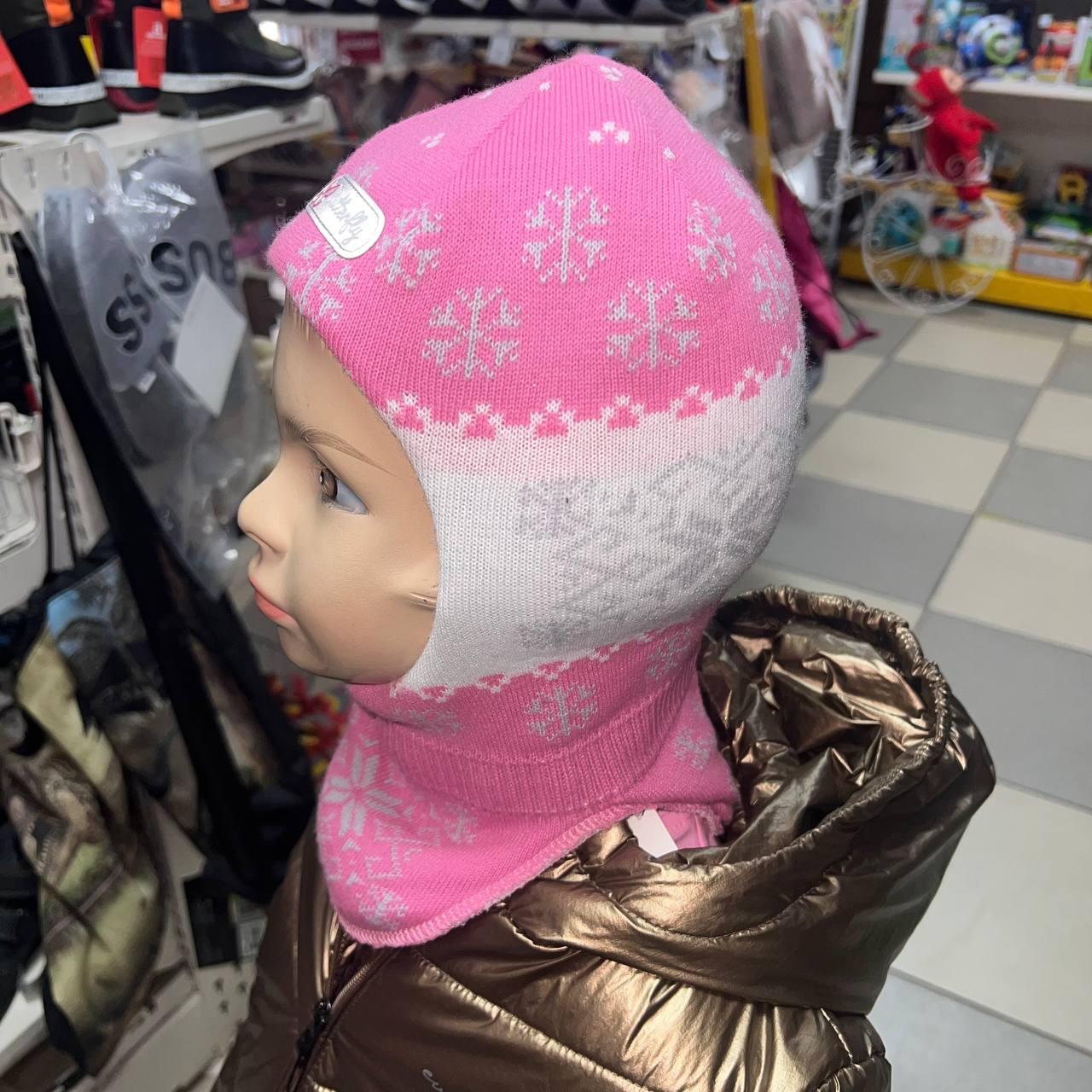 Дитяча шапка-шолом для дівчинки (16340), David\'s Star