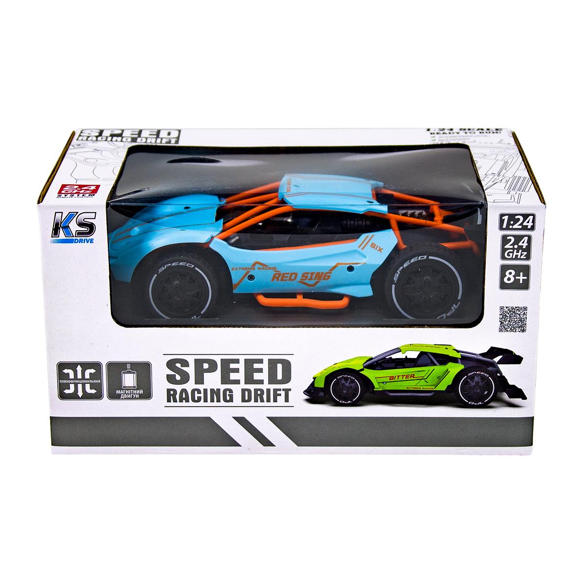 Іграшка автомобіль Speed racing driftr на р/в - Red Sing (блакитний, 1:24) (SL-292RHB)