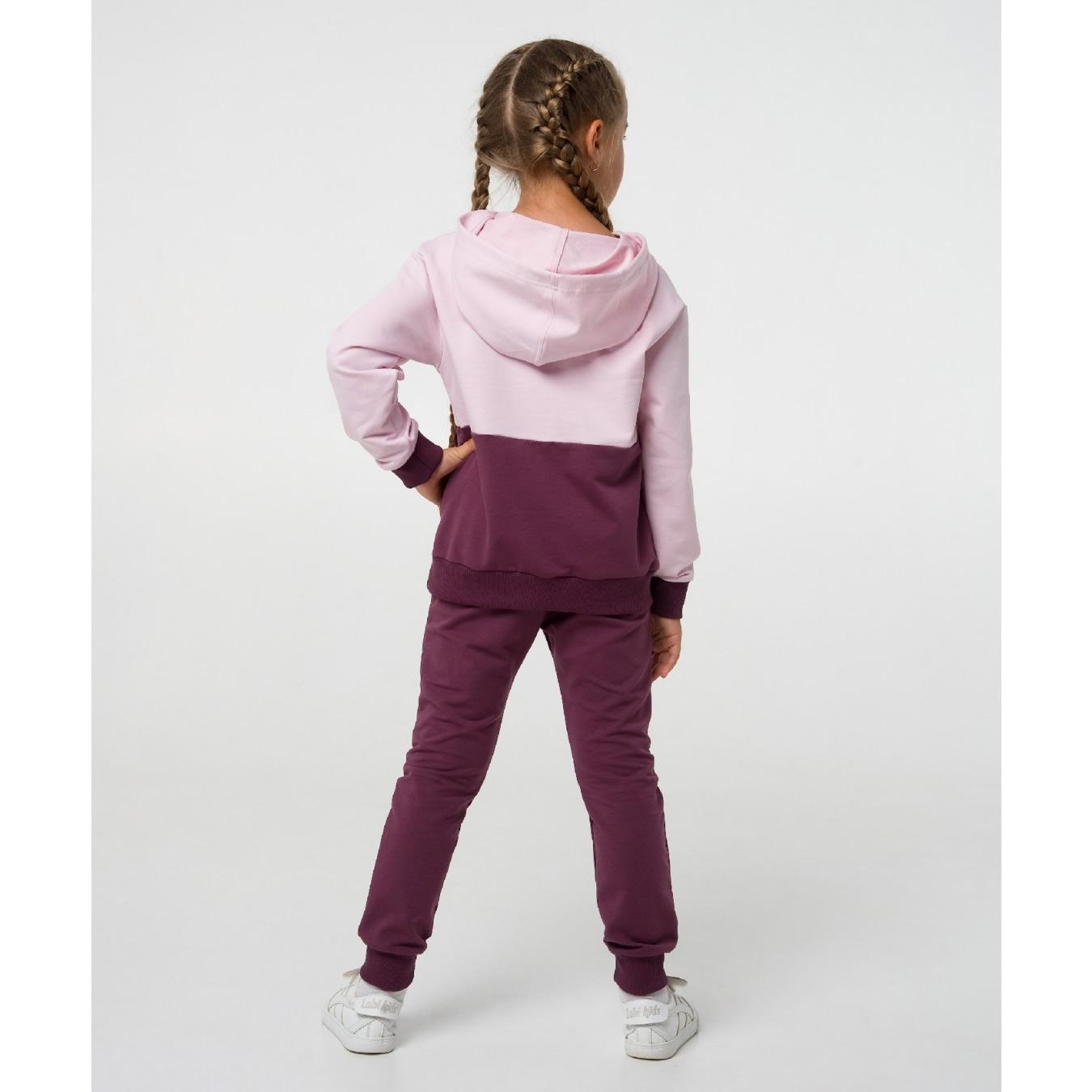 Спортивний костюм для дівчинки, рожевий-ліловий (117278, 117279), Smil (Смил)