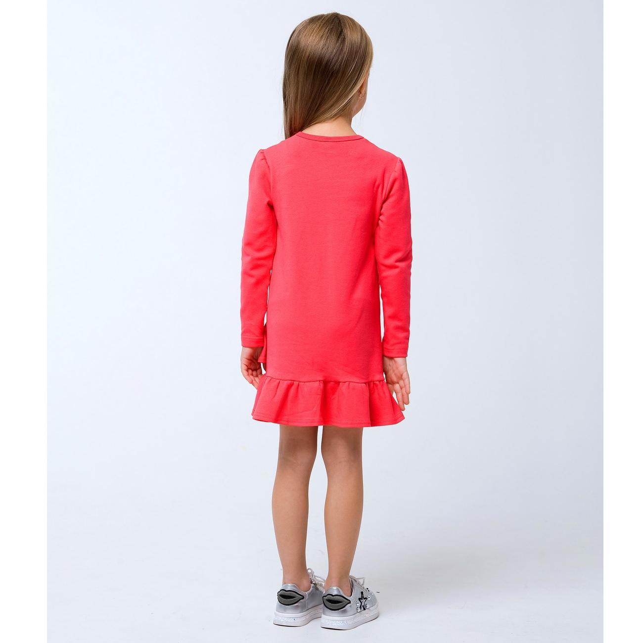 Дитяче плаття для дівчинки \"Тільки для дівчаток\", рожевий корал (120256), Smil (Смил)