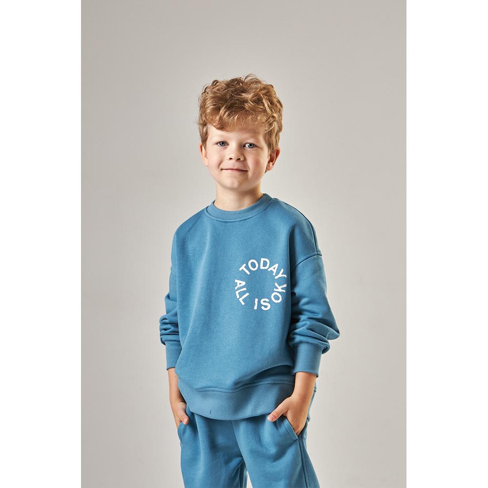 Дитячий спортивний костюм для хлопчика Зінат, синій (09658), Stimma