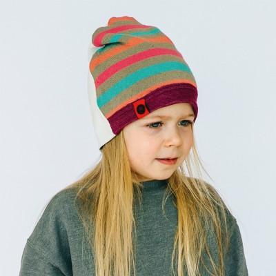 Дитяча демісезонна шапочка для дівчинки \"Таймсквеа\", DemboHouse (ДембоХаус)
