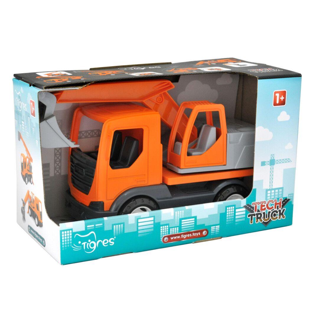 Іграшка Авто "Tech Truck" навантажувач в коробці (39887), Tigres Тигрес