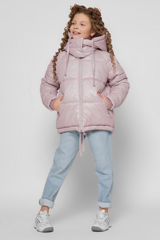 Зимняя куртка для девочки, розовая (DT-8314-15), X-Woyz