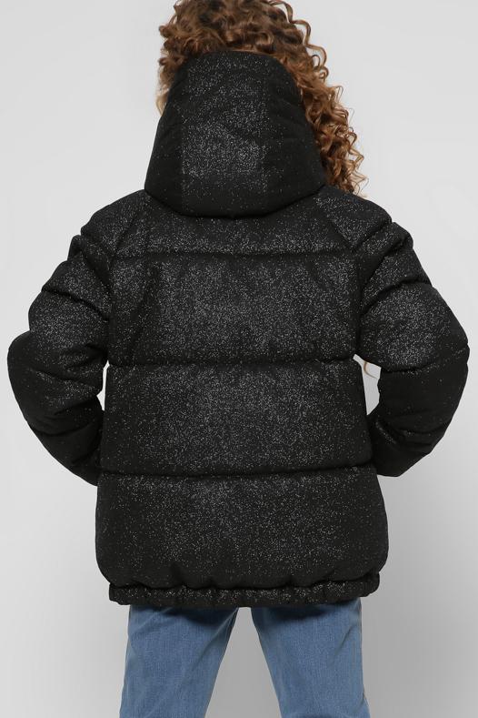 Зимняя куртка для девочки, черная (DT-8314-8), X-Woyz