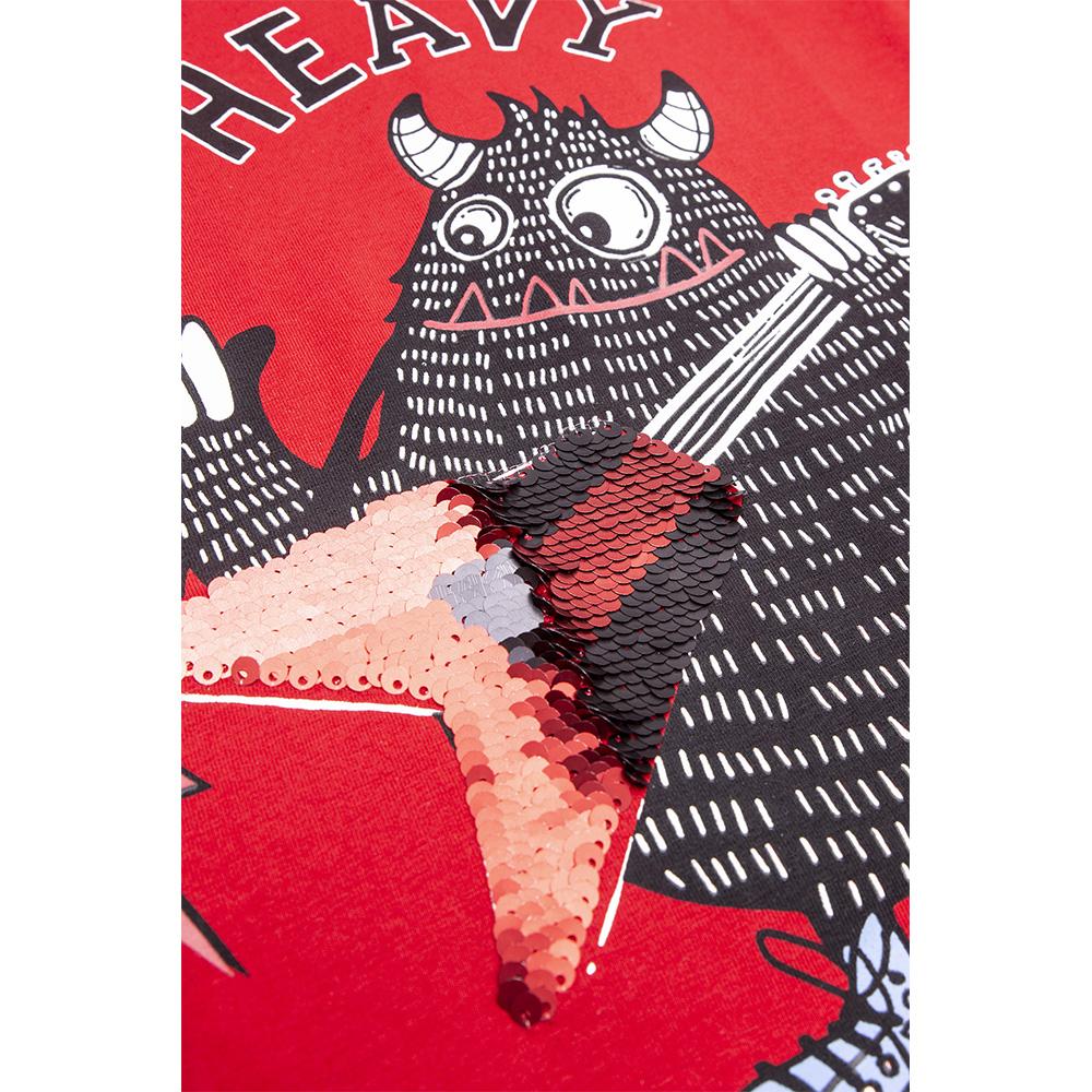 Красный свитшот для мальчика HEAVY MONETER (Z20143104HEA-009), Coccodrillo