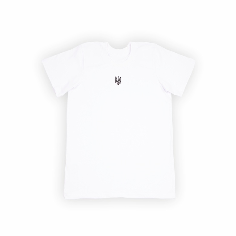 Дитяча футболка Тризуб, біла, 13710, Gabbi Габбі