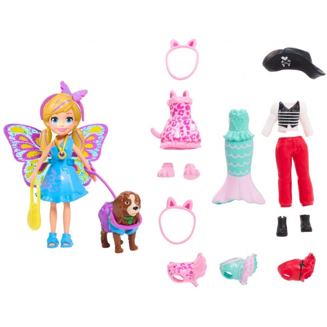 Дитячий ігровий набір - Маленька модниця з улюбленцем (GDM15), Polly Pocket