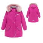 Зимняя термо-куртка для девочки, малиновая (G-20), JOIKS (Джойкс)