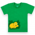 Детская футболка для мальчика с динозавром, зеленая, 12611, Gabbi Габбі