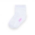 Дитячі шкарпетки для дівчинки білі 90218, Габбі