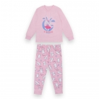 Дитяча піжама для дівчинки рожева з зайцями, 12853, Gabbi Габбі