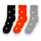 Дитячі шкарпетки для хлопчика з кактусами 90292, Габбі