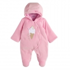 Детский утепленный комбинезон "Пузик", розовый (12079-01/32), Garden Baby (Гарден Беби)