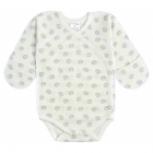 Дитяче боді-сорочечка для новонародженого - Пір'ячко, молочне (19283-07), Garden Baby