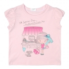 Детская футболка для девочки, розовая (26158-03), Garden Baby (Гарден Беби)