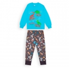 Дитяча піжама для хлопчика, бірюзовий PGM-21-1, 12791, Gabbi